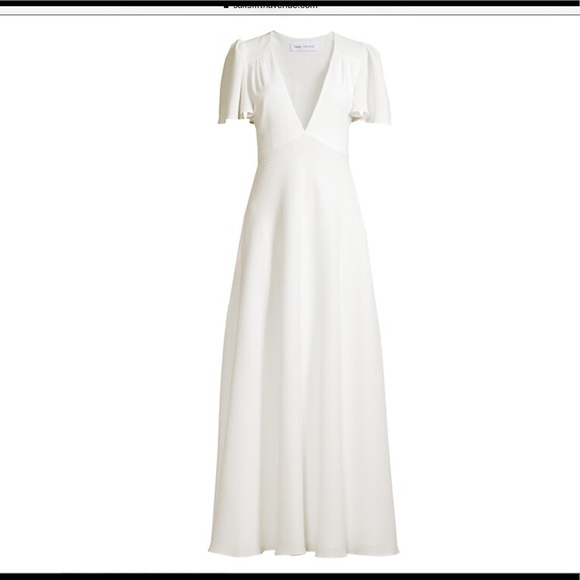 FAME AND PARTNERS SUNSET WHITE DRESS WOMEN’S SZ 6 - Picture 1 of 9